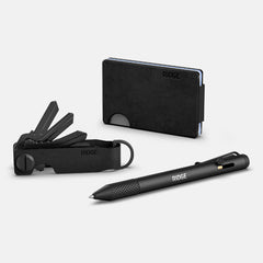 Daily Writer Kit - Midnight Black Leather