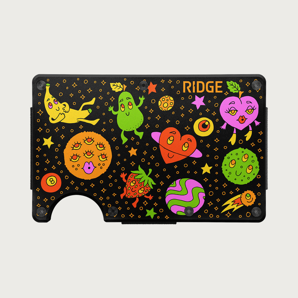 Ridge Wallet - Claire Morales - Space Fruit