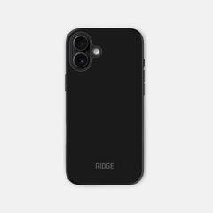 Ridge Phone Case - Matte Black - iPhone 16 Plus